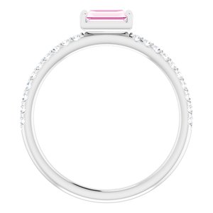Accented Stackable Ring