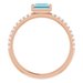 Accented Stackable Ring
