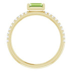 Accented Stackable Ring