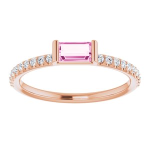 Accented Stackable Ring