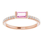 Accented Stackable Ring