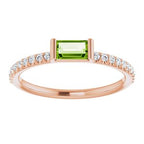 Accented Stackable Ring