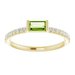 Accented Stackable Ring