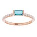 Accented Stackable Ring