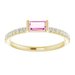 Accented Stackable Ring