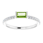 Accented Stackable Ring