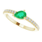 Stackable Accented Ring