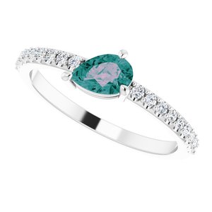 Stackable Accented Ring