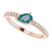 Stackable Accented Ring