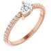 Stackable Accented Ring