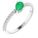 Stackable Accented Ring