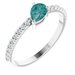 Stackable Accented Ring