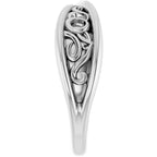 Sculptural Criss-Cross Ring
