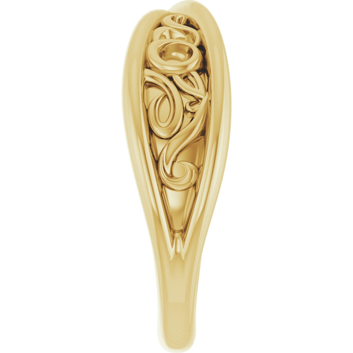 Sculptural Criss-Cross Ring