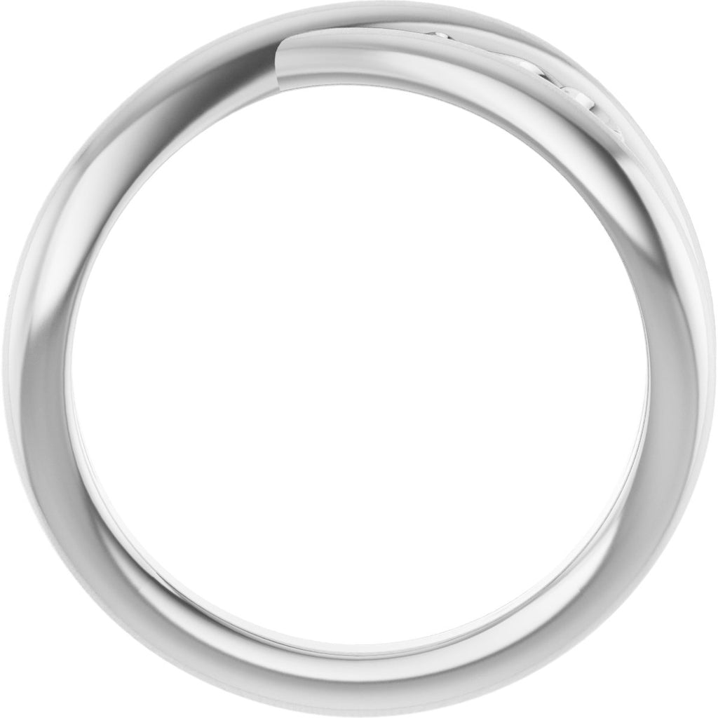 Sculptural Criss-Cross Ring