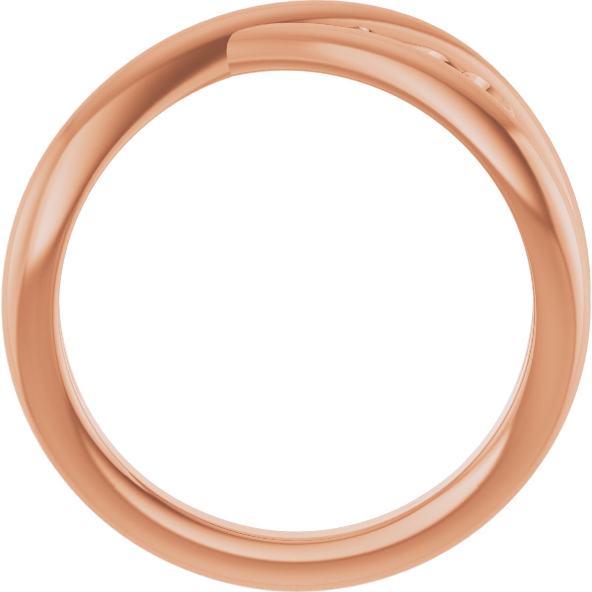 Sculptural Criss-Cross Ring