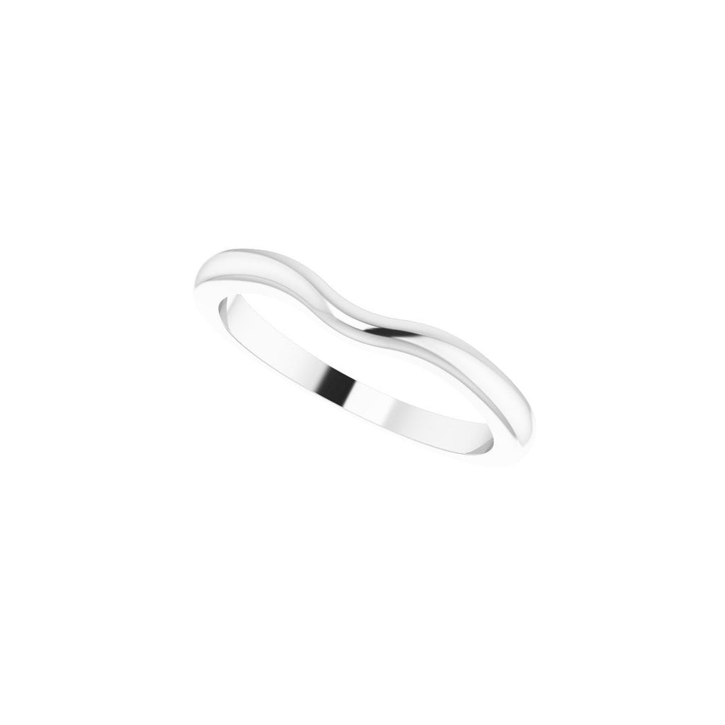 Bezel-Set Hidden Halo-Style Engagement Ring or Band