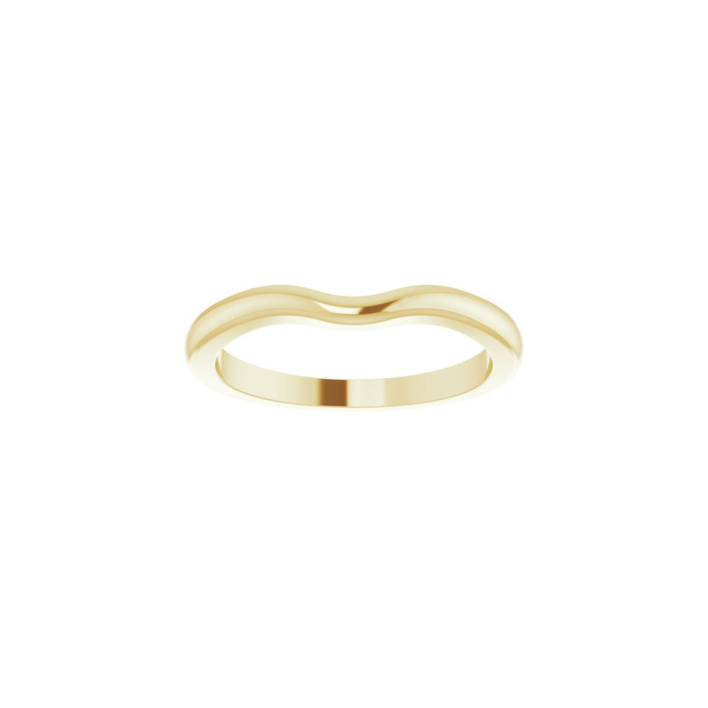 Bezel-Set Hidden Halo-Style Engagement Ring or Band