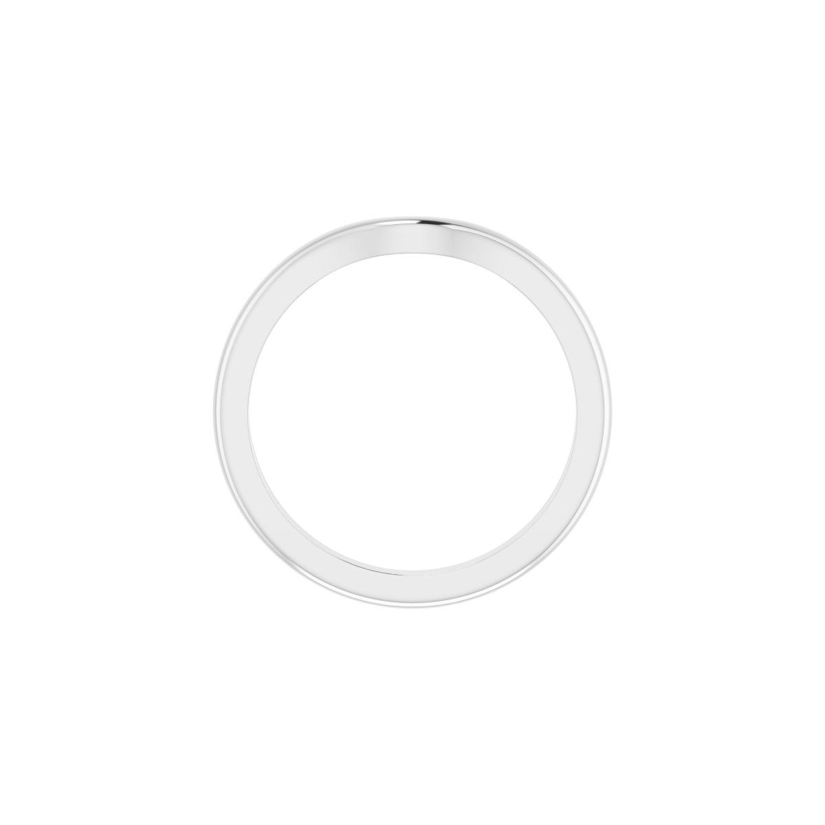 Bezel-Set Hidden Halo-Style Engagement Ring or Band