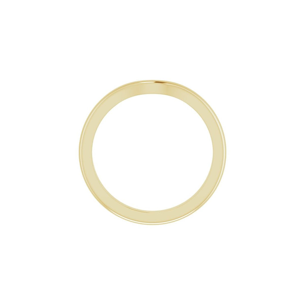 Bezel-Set Hidden Halo-Style Engagement Ring or Band