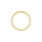 Bezel-Set Hidden Halo-Style Engagement Ring or Band