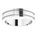 Milgrain Grooved Comfort-Fit Flat Band