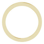 Milgrain Grooved Comfort-Fit Flat Band