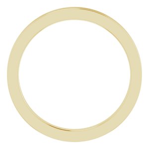 Milgrain Grooved Comfort-Fit Flat Band