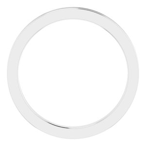 Milgrain Grooved Comfort-Fit Flat Band