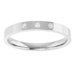 Gypsy-Set Three-Stone Comfort-Fit Flat Band