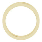 Milgrain Grooved Comfort-Fit Flat Band