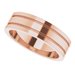 Milgrain Grooved Comfort-Fit Flat Band
