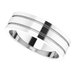 Milgrain Grooved Comfort-Fit Flat Band