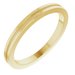 Milgrain Grooved Comfort-Fit Flat Band