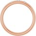 Three-Stone Comfort-Fit Half Round Band