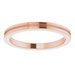 Milgrain Grooved Comfort-Fit Flat Band