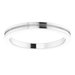Milgrain Grooved Comfort-Fit Flat Band