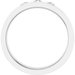 Gypsy-Set Three-Stone Comfort-Fit Flat Band