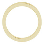 Milgrain Grooved Comfort-Fit Flat Band