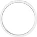 Gypsy-Set Three-Stone Comfort-Fit Flat Band