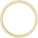 Gypsy-Set Three-Stone Comfort-Fit Flat Band