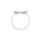 Bezel-Set Halo-Style Engagement Ring or Band