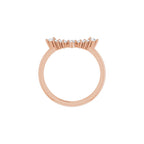 Bezel-Set Halo-Style Engagement Ring or Band
