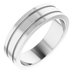 Milgrain Grooved Comfort-Fit Flat Band
