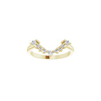 Bezel-Set Halo-Style Engagement Ring or Band