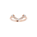 Bezel-Set Halo-Style Engagement Ring or Band