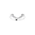 Bezel-Set Halo-Style Engagement Ring or Band