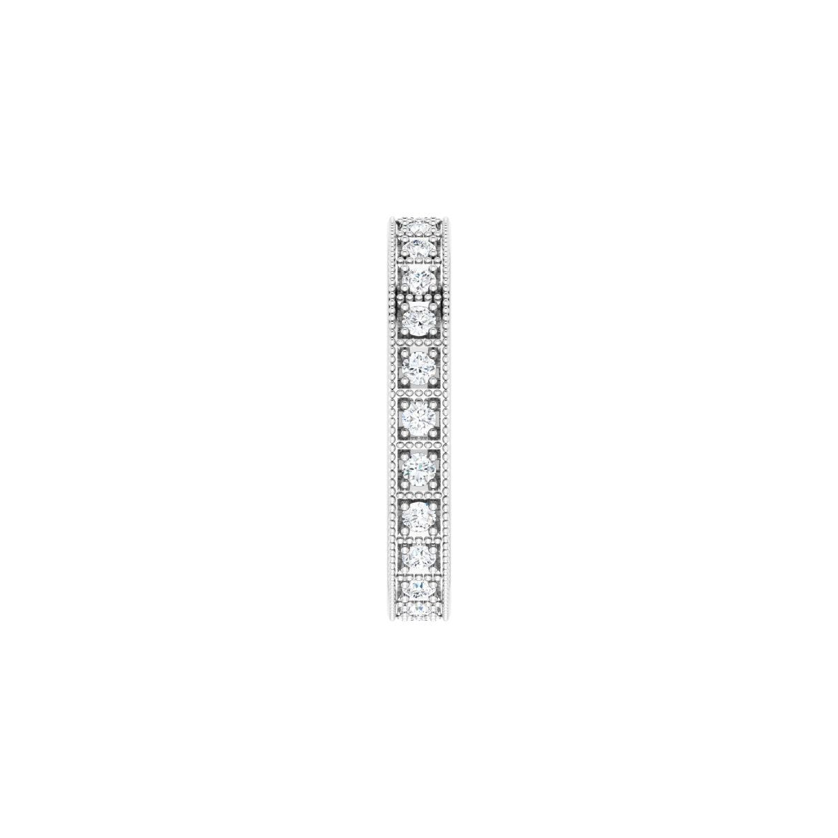 Vintage-Inspired Eternity Band