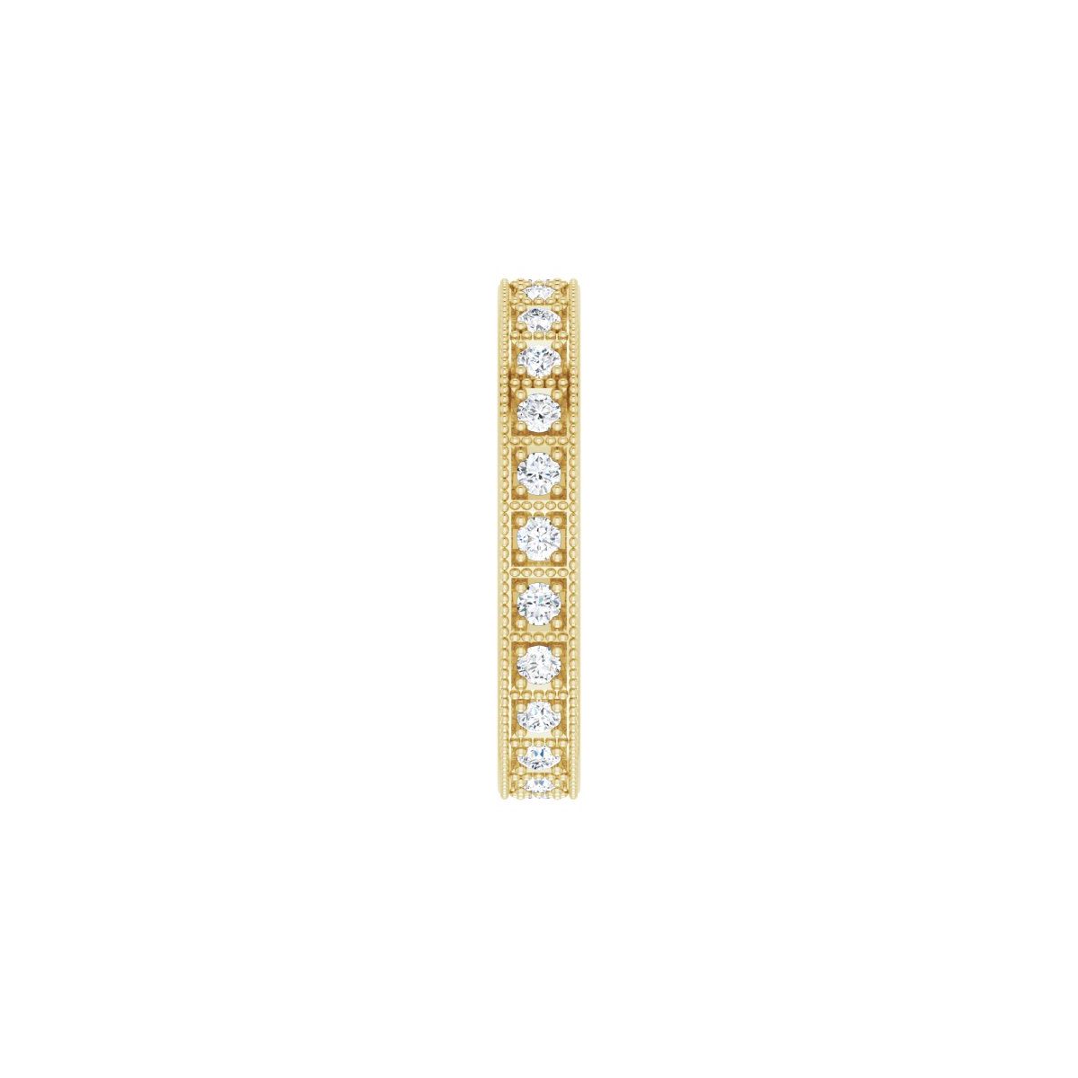 Vintage-Inspired Eternity Band