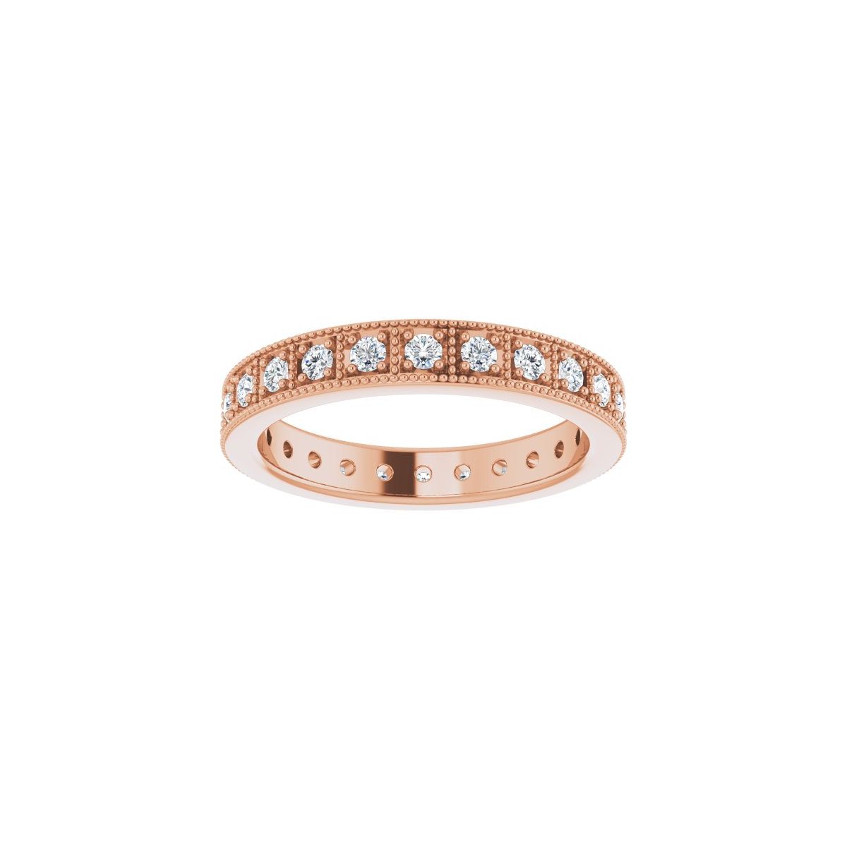 Vintage-Inspired Eternity Band